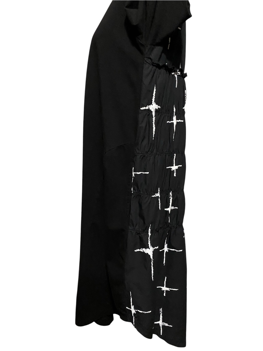 Snapdragon & Twig Mix Media Abstract Galaxy Dress S High End Boho Lagenlook - Picture 7 of 16